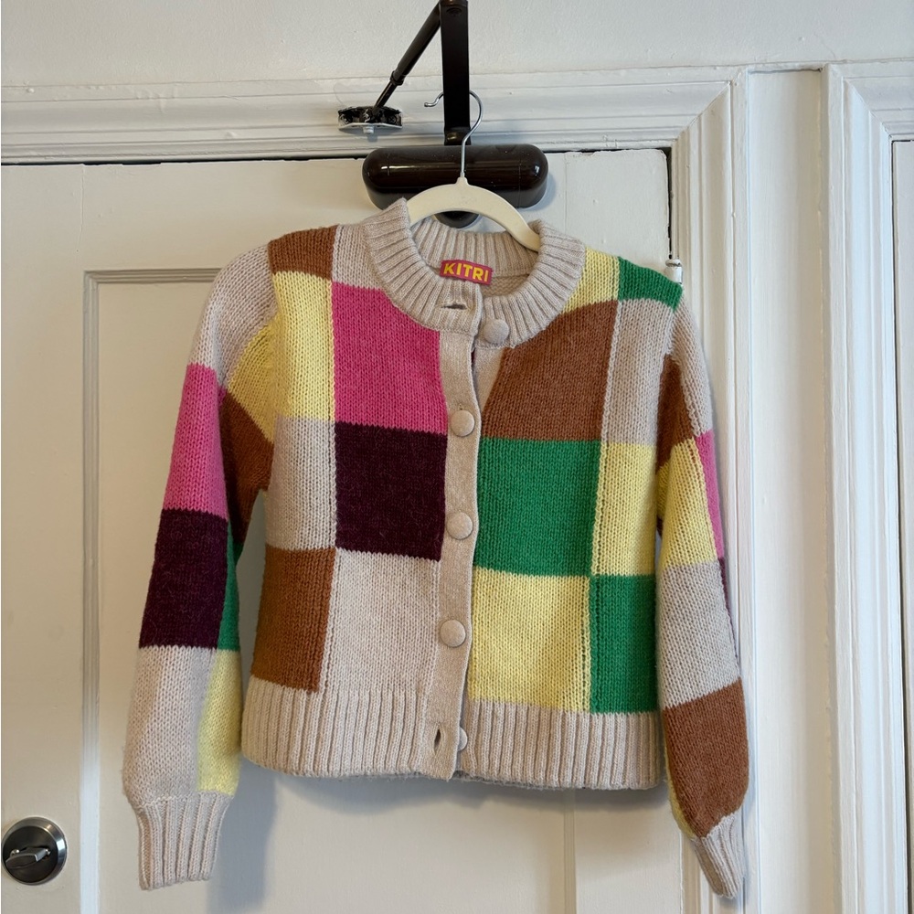 Kitri Multicolored Patchwork Cardigan - image 1